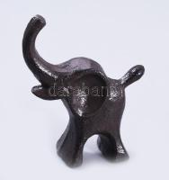 Elefánt. Vas, jelzés nélkül, m: 9 cm