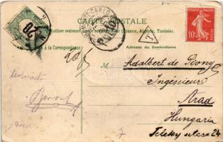 1908 Monte Carlo, La Roulette de Monaco. H. Guggenheim &amp; Co. No. 387. Emb. litho (pinhole)