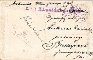 1918 Ernst ist das Leben. B.K.W.I. Nr. 1547. / monkey art postcard s: Otto Friedrich + "K.u.k. ...