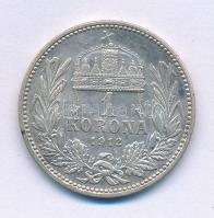 1912KB 1K Ag "Ferenc József" T:XF, kis patina
Adamo K5