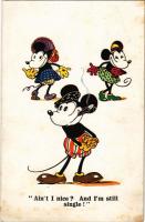 Ain't I nice? And I'm still single! Mickey and Minnie Mouse. Walter E. Disney A. R. Co. i. B. 1793. (fl)