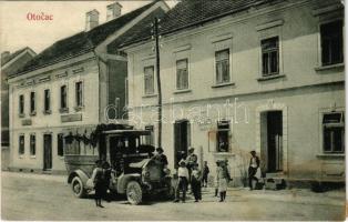 Otocsán, Otocac; vendéglő, autóbusz / restaurant, inn, autobus (fl)