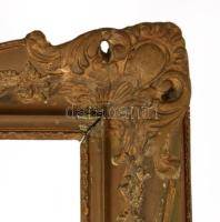 Nagyméretű blondel képkeret, sérült, befoglaló méret 87x69 cm /// KIZÁRÓLAG SZEMÉLYES ÁTVÉTEL, NEM P...