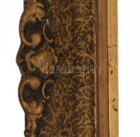 Nagyméretű blondel képkeret, sérült, befoglaló méret 70x50 cm /// KIZÁRÓLAG SZEMÉLYES ÁTVÉTEL, NEM P...