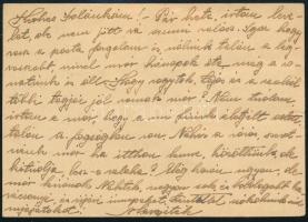 1945 (5. díjszabás) Levelezőlap 11 db bélyeggel