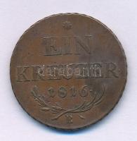 1816B 1kr Cu T:XF 1816B 1 Kreuzer Cu C:XF