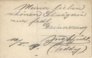 1919 Repülőgép és pilóta / aircraft and pilot. photo (EK)