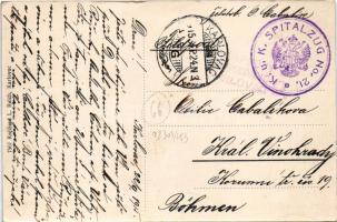 1915 Károlyváros, Karlovac; Banija / Korona szálloda, üzletek / Hotel Kruna, shops + "K.U.K. SP...