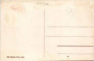 Zadar, Zara; Piazza dell'Erbe / market square. Edit. Petri (ázott / wet damage)