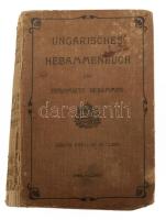 [Magyar bábakönyv] Ungarisches Hebammenbuch. Zweite amtlische Ausgabe. Bp., 1910. M. kir. Állami Nyomda. 1 t (Semmelweis szobor képe) 368p. Számos szövegközti ábrával. Kiadói egészvászon kötésben Gerinc és az első előzéklap egy része hiányzik, néhány lap és a hátsó borító foltos. Ritka!