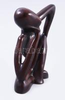 Groteszk akt. Műgyanta szobor, jelzés nélkül. 15 cm