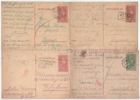 1941-1945 28 db magyar második világháborús zsidó KMSZ (közérdekű munkaszolgálatos) tábori posta töb...