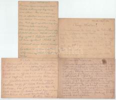 1941-1945 28 db magyar második világháborús zsidó KMSZ (közérdekű munkaszolgálatos) tábori posta töb...