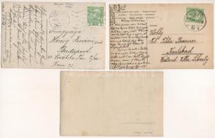 45 db RÉGI fotós képeslap és fotó: Bronner Miksa (Rátonyi Róbert színművész anyai nagyapja) kávéház-...