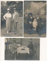 45 db RÉGI fotós képeslap és fotó: Bronner Miksa (Rátonyi Róbert színművész anyai nagyapja) kávéház-...