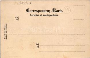 Pola, Pula; SMS WIEN Osztrák-Magyar Haditengerészet Monarch-osztályú partvédő csatahajója / K.u.k. K...