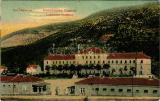 Gruz, Gravosa; Domobranska Kasarna / Landwehr-Kaserne / K.u.K. military barracks. W.L. Bp. 4681. (szakadás / tear)