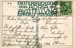 1914 Dubrovnik, Ragusa; Rektorenpalast. Oesterreichische Adria Ausstellung Wien 1913 Officielle Post...
