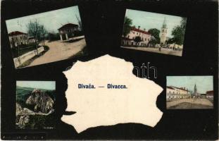 1906 Divaca, Divacca, Divaccia; church, main square. B. K. S. W.