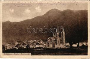 1918 Kocevje, Gottschee, Cocevie; Totalansicht / general view, church. Verlag Peter Petsche (EK)
