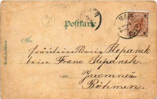 1898 Ruse, Maria Rast (Steiermark); general view, Styrian folklore. Kunstanstalt Karl Schwidernoch A...