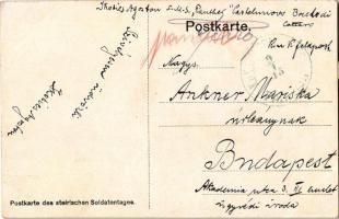 Weihnachten im Felde 1914. Postkarte des steirischen Soldatentages / Első világháborús osztrák-magya...