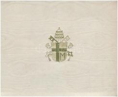 Vatikán 1979. 10L-500L (6klf) forgalmi sor karton dísztokban, közte 500L Ag T:UNC kis patina
Vatica...