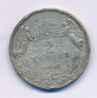 1913KB 2K Ag "Ferenc József" T:F több ph., karc, patina Adamo K6