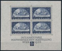 1933 WIPA blokk postatiszta, szép minőség / mint never hinged, good quality (Mi EUR 3.750.-)