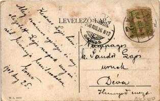 1908 Győr, Árpád út, Piczek György, Winter, Farnadi üzlete, automobil. W. L. 2079. (EB)