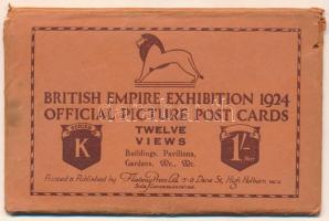 The British Empire Exhibition 1924 - 8 pre-1945 postcards in a paper case: pavilions