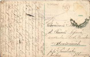 1915 Ljubljana, Laibach; Bleiweisova cesta / square, street (EK)