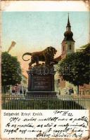 1905 Szigetvár, Zrínyi Miklós emlék. Kozáry Ede kiadása (EK)