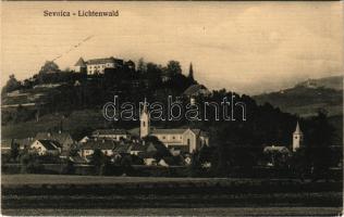1913 Sevnica, Lichtenwald; general view, castle. Verlag Pavel Kavsek (EK)