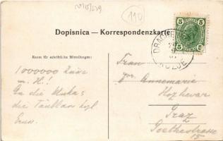 1907 Kozje, Drachenburg; general view with church (EK)