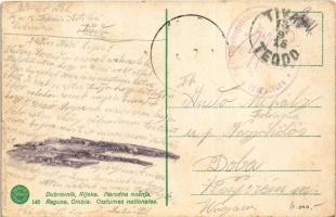 Dubrovnik, Ragusa; Narodna nosnja / Costumes nationales / Croatian folklore, traditional costumes + ...