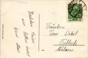 1913 Ptuj, Pettau; Ungartorgasse / street view, savings bank. Josef Kasimir