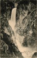 1909 Bovec, Flitsch; Boka pri Bovcu / Boccafall bei Flitsch / Boka waterfall. Leopold Jonko