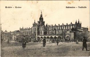 1914 Kraków, Krakau; Sukiennice / Tuchhalle / Cloth Hall (fl)