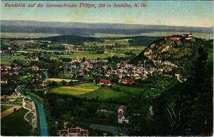 1929 Pitten, Rundblick auf die Sommerfrische Pitten / general view (Rb)