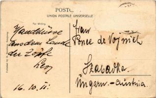 1911 Hong Kong, Hongkong; View of the City and Harbour between Hongkong and Kowloon Peninsula. M. St...