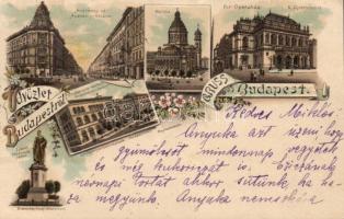 Budapest az Országos minta rajziskolával és műcsarnokkal litho (EK)