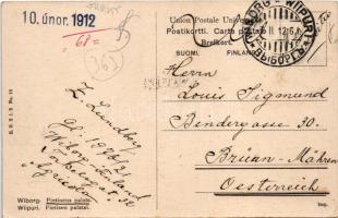 1912 Vyborg, Wiborg, Viborg, Viipuri; Pietinens palats / Pietisen palatsi / palace