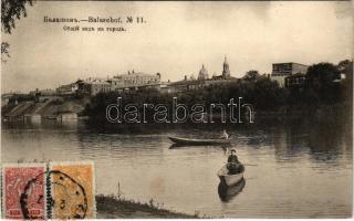 1912 Balashov, Balaschof; general view, riverside (fl)