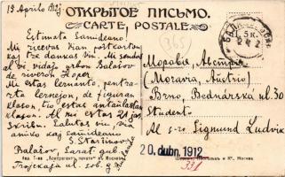 1912 Balashov, Balaschof; general view, riverside (fl)