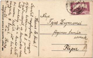 1925 Pannonhalma, Győrszentmárton; Pannónia hármas halma. Hangya szövetkezet kiadása (EK)