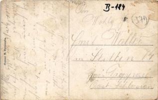 Bijeljina, Bjelina; Handelsschule / Trgovacka Skola / trade school (worn corners)