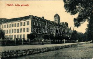 Travnik, Velika gimnazija / grammar school. W.L. Bp. 4805. F. Lipski (EB)