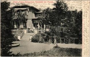 1906 Klaipeda, Memel; Hotel Franz, Ostseebad Försterei bei Memel. Verlag Johannes Schenke (EK)