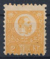 1871 Réznyomat 2kr használatlan, kevés gumival. Certificate: Barabássy